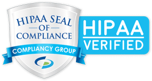 HIPAA seal of compliance from Compliancy Group